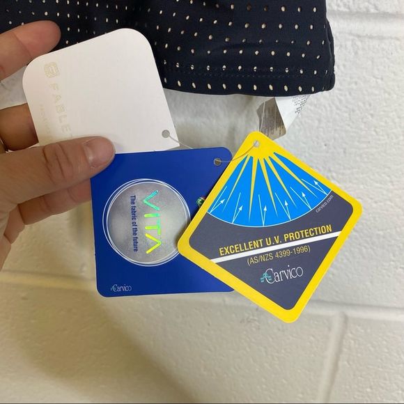 Fabletics Black Valentina Midi Bikini Top Size Small NWT - Picture 8 of 14